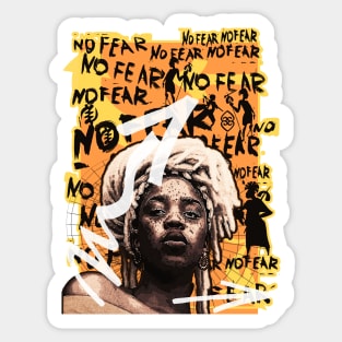 No Fear Slay Queen Sticker